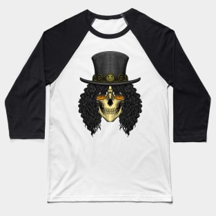 Slash skull head Baseball T-Shirt